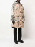 Multi-Panel Hooded Coat