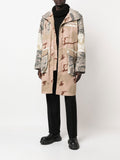 Multi-Panel Hooded Coat