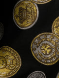 Coin-Print Cotton Robe