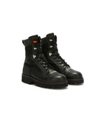 Lace-Up Combat Boots