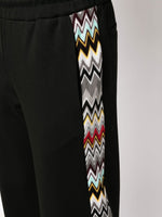 Side Zig-Zag Detail Trousers