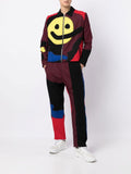 Jersey Patchwork Smiley Jacket