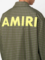 Logo-Print Shirt Jacket