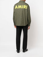 Logo-Print Shirt Jacket