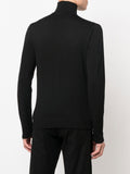 Logo-Embroidered Mock-Neck Jumper