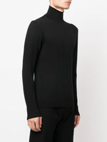 Logo-Embroidered Mock-Neck Jumper