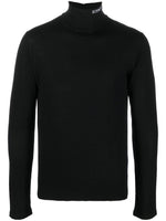 Logo-Embroidered Mock-Neck Jumper