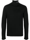 Logo-Embroidered Mock-Neck Jumper