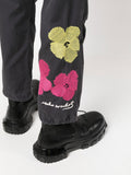 Floral-Print Slim-Fit Trousers