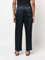 Elasticated-Waist Cropped Trousers