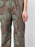 Camouflage-Print Jogger Pants