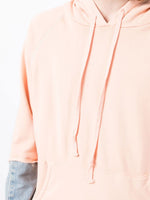 Panelled Cotton Hoodie