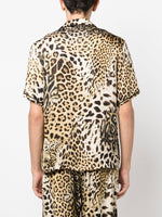 Tiger-Print Short-Sleeve Shirt