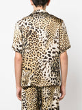 Tiger-Print Short-Sleeve Shirt