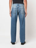 Four-Stitch Straight-Leg Jeans