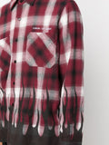 Flame-Print Checked Shirt