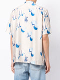 Photograph-Print Short-Sleeved Shirt