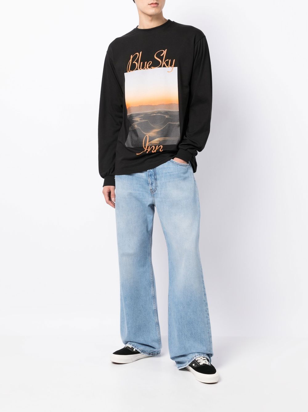 Photograph-Print Cotton Long-Sleeve T-Shirt