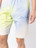 Embroidered-Logo Tie-Dye Shorts