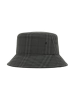 Vintage Check-Pattern Bucket Hat