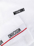 Logo-Tape Cotton Bathrobe