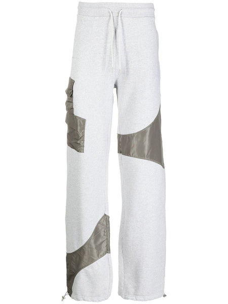 Organic-Cotton Patchwork Track-Pants