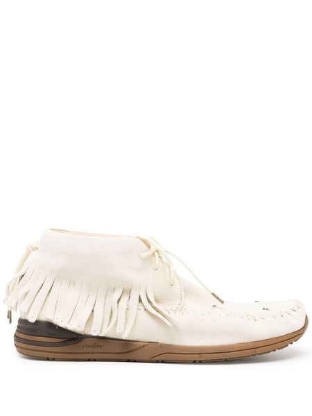 Fringed Leather Loafers
