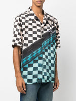 Embroidered-Logo Checked Shirt