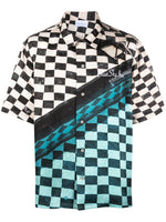 Embroidered-Logo Checked Shirt