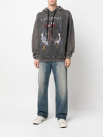 Graphic Print Cotton Hoodie