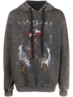 Graphic Print Cotton Hoodie