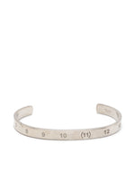 Numbers-Engraved Cuff Bracelet