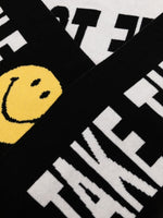 Graphic-Print Knit Scarf