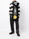 Graphic-Print Knit Scarf