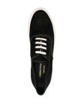 Four Hole Low-Top Leather Sneakers