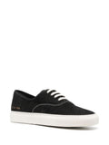 Four Hole Low-Top Leather Sneakers