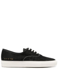 Four Hole Low-Top Leather Sneakers