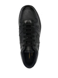 Track Technical Leather Low-Top Sneakers