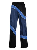 Colour-Block Stripe-Detail Trousers