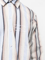 Striped Logo-Embroidered Shirt