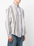 Striped Logo-Embroidered Shirt