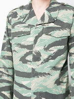 Camouflage-Print Long-Sleeve Shirt