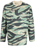 Adstract-Print Long-Sleeve T-Shirt