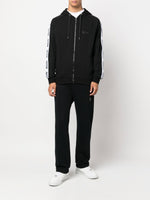 Logo-Tape Zipped Hoodie