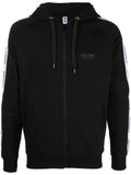 Logo-Tape Zipped Hoodie