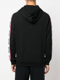 Logo-Tape Zipped Hoodie
