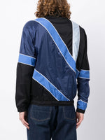Striped Half-Zip Jacket