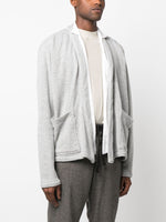 Layered Open-Front Cardigan