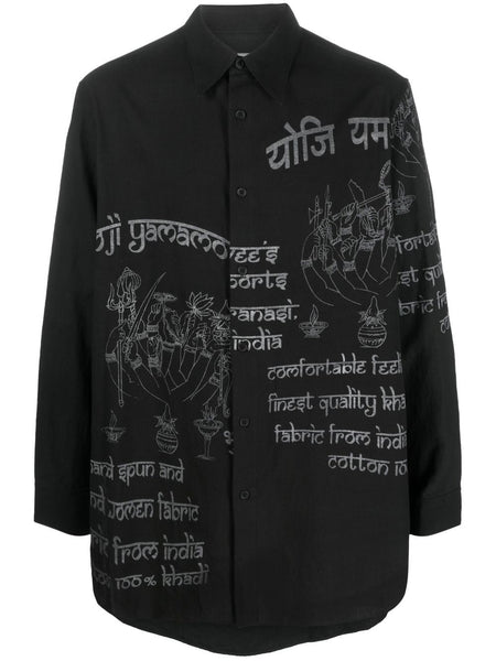 J-India Print Cotton Shirt