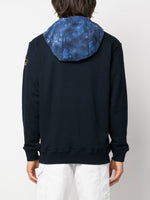Lunar-Detail Zip-Up Hoodie